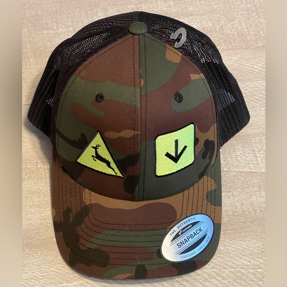 Deer Down camo trucker hat